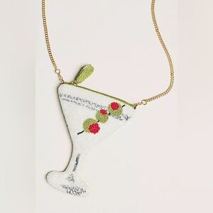 ✨ Anthropologie Beaded Icon Crossbody Bag